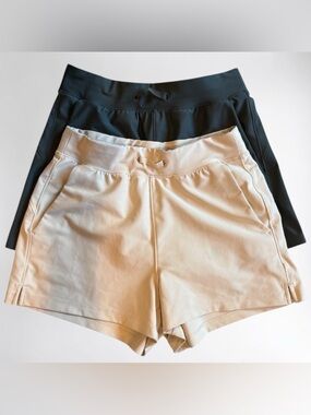 Bundle of 2 Old Navy Active PowerSoft Go-Dry High-Rise Workout Shorts XS